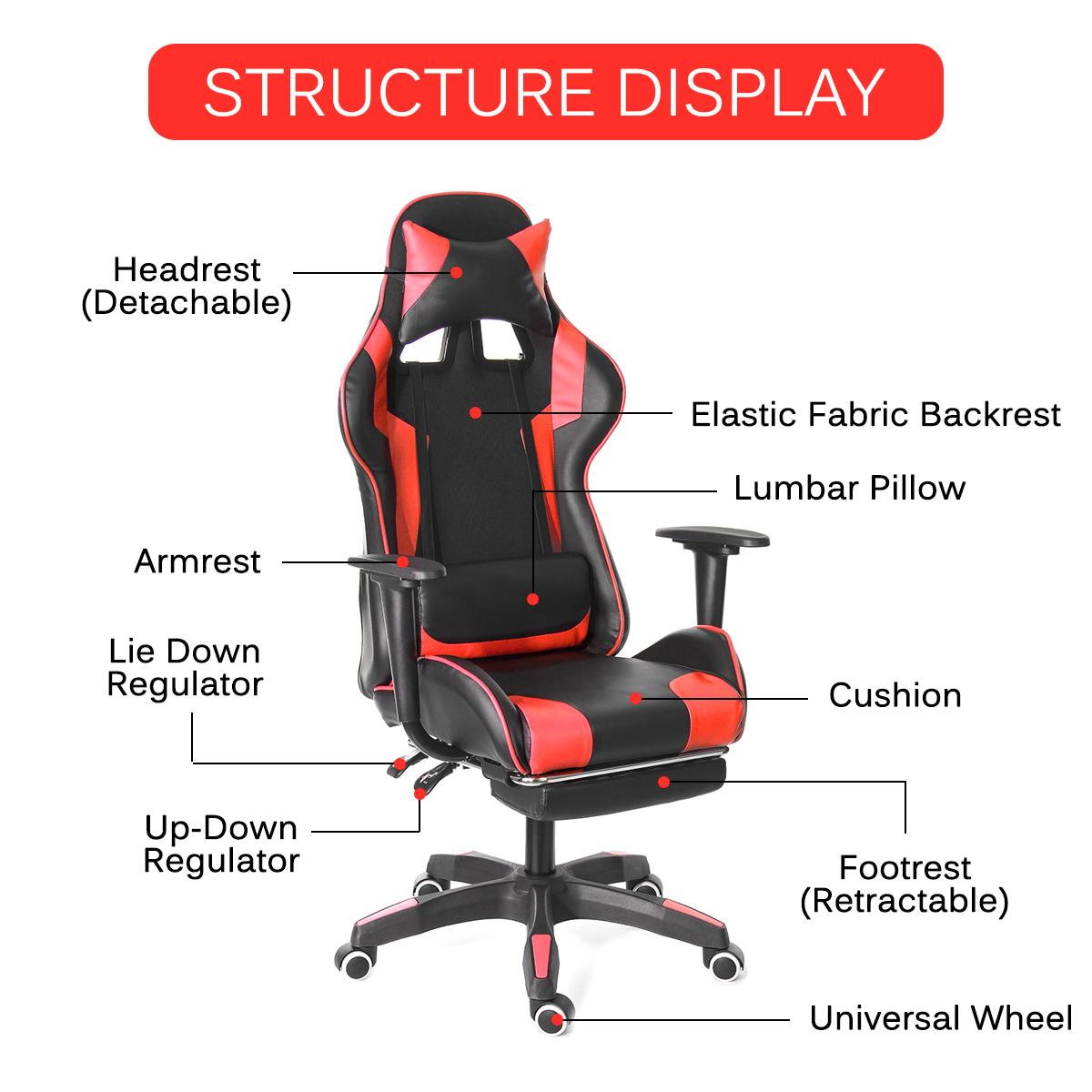 Ninja Dragon Vegan Leather Computer Gaming Chair