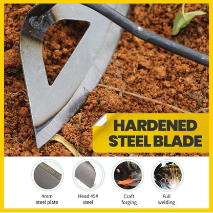 All Steel Handheld Rake Planting Tool