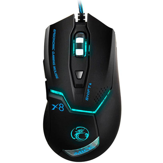 USB Wired Gaming Game Mouse with 3000 DPI and 6 Buttons