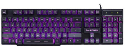 Ninja Dragons Alpha 3C USB Wired 3 Colors LED Backlight PC Gaming Keyboard