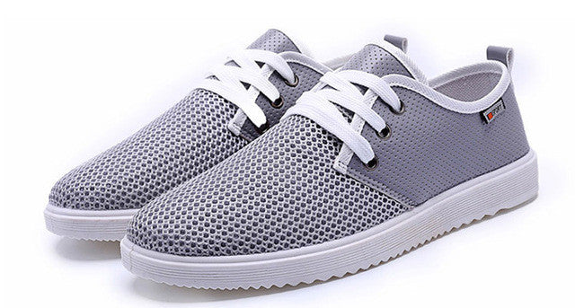 Mens Casual Lace Up Breathable Sneakers