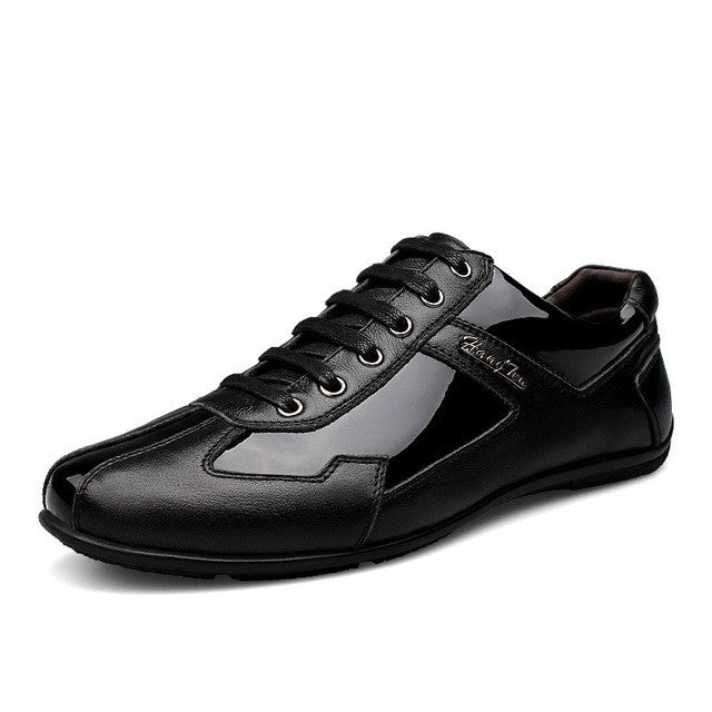Mens Genuine Leather Lace up Shoes