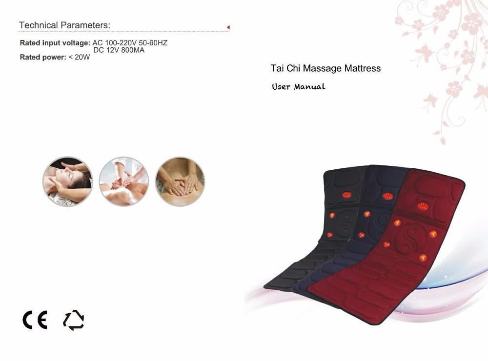 Full Body Heated Massage Cushion Mattress