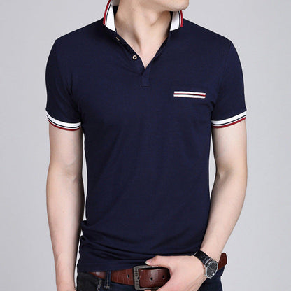 Mens Casual Short Sleeve Summer Polo Shirt