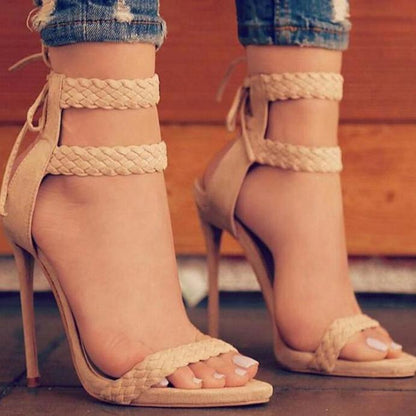 Summer Heeled Strap Sandals