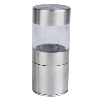 Luxury Stainless Steel Manual Salt and Pepper Grinder Set (2 Bottles)