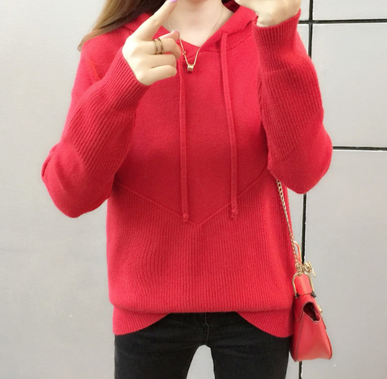 Womens Hooded Sweater