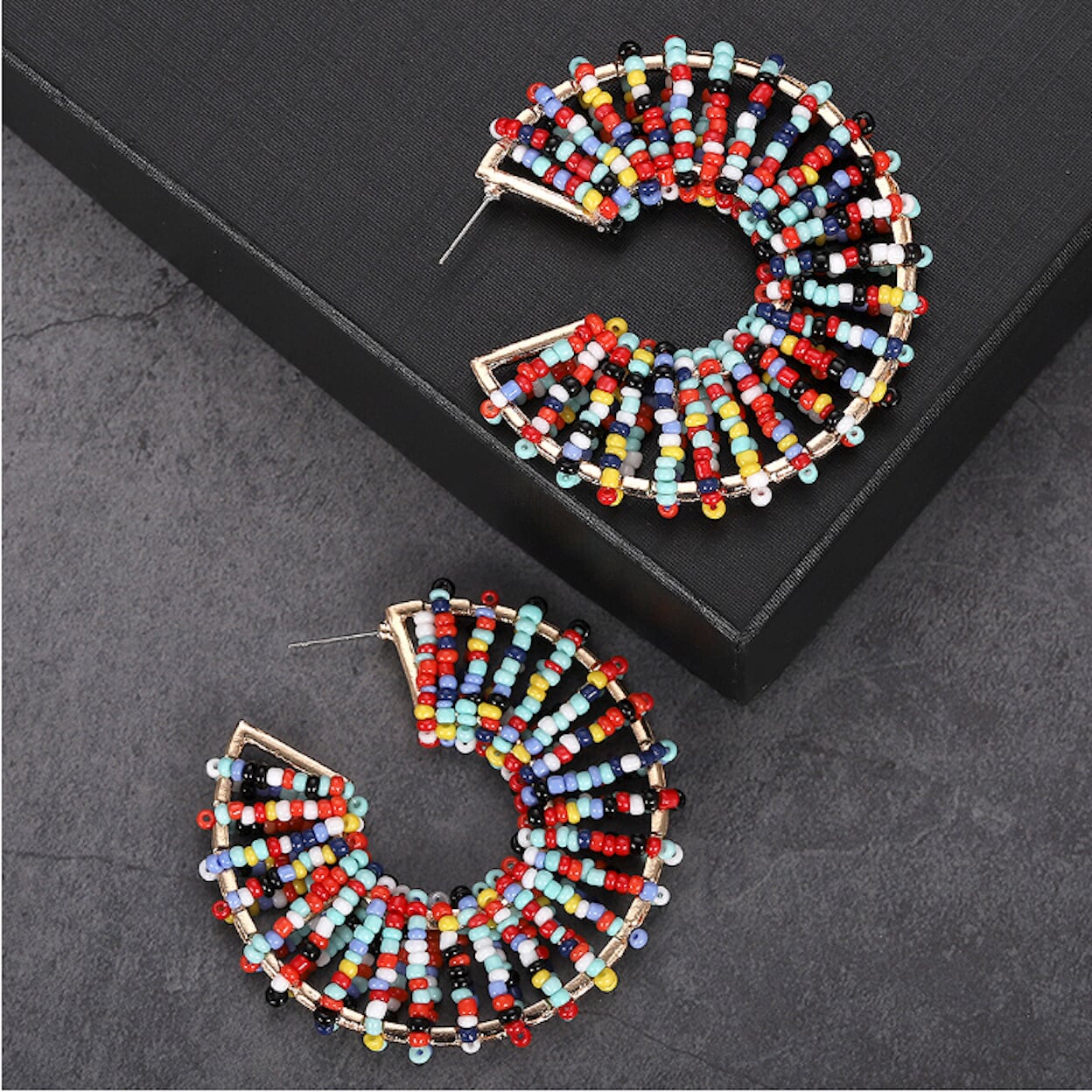 Round Beaded Colorful