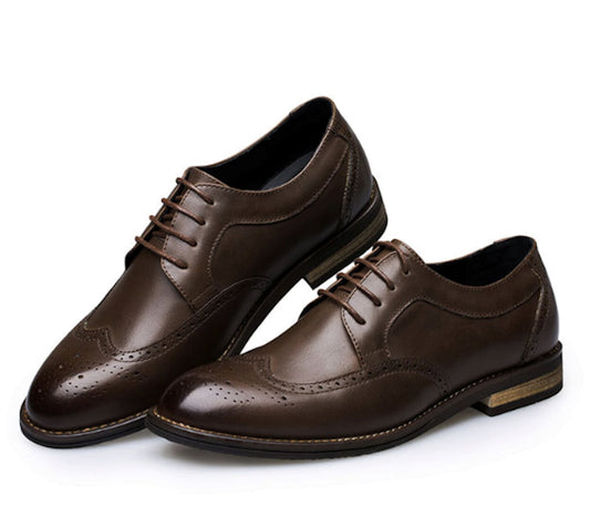 Mens Classic Wingtip Oxford Shoes