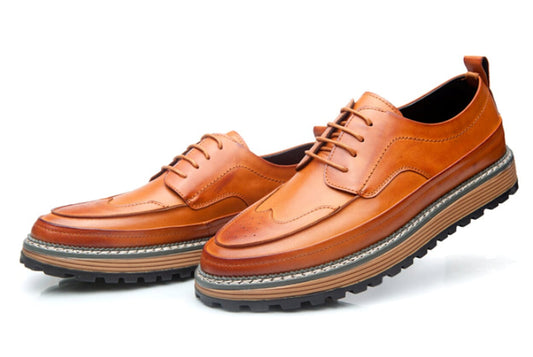 Mens Vintage Style Derby Shoes
