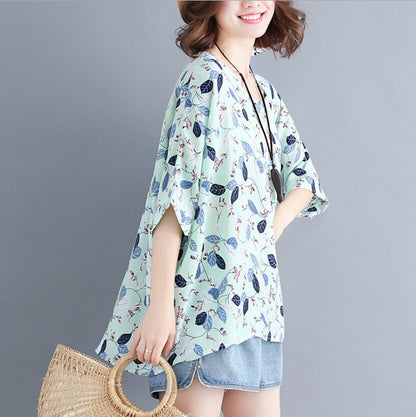 Womens Pattern Loose Fit Top