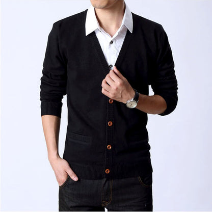Mens Button Up Cardigan