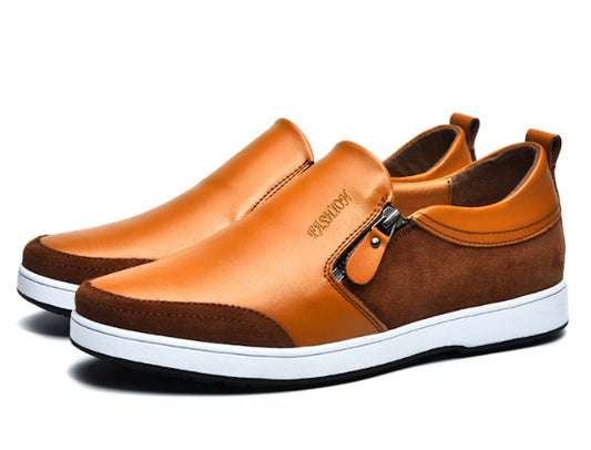 Mens Slip On with Side Zipper